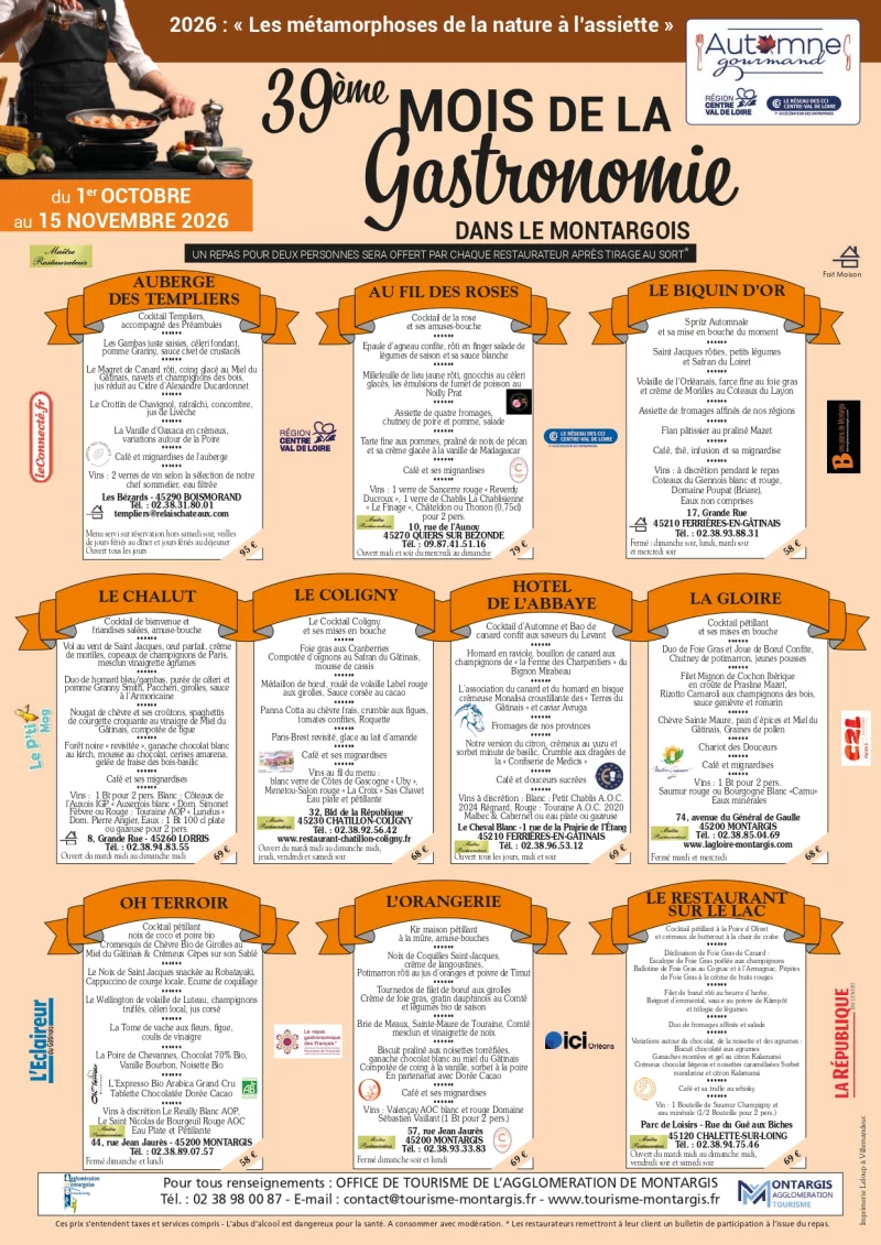 39e Mois de la Gastronomie