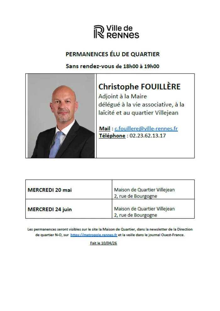 Permanences d'élus