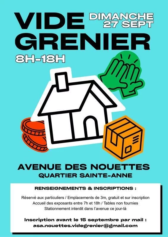 Vide-grenier avenue des Nouettes