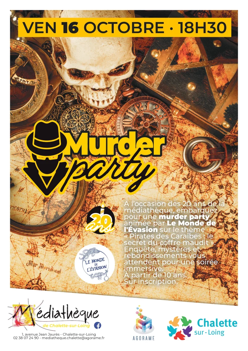 Murder party – 20 ans de la médiathèque