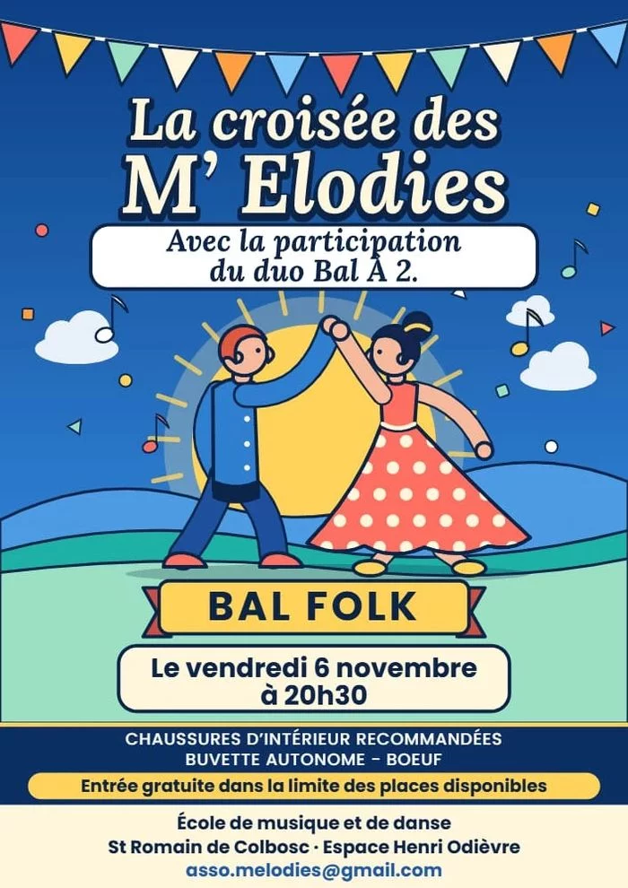 Bal folk La croisée des M'Elodies