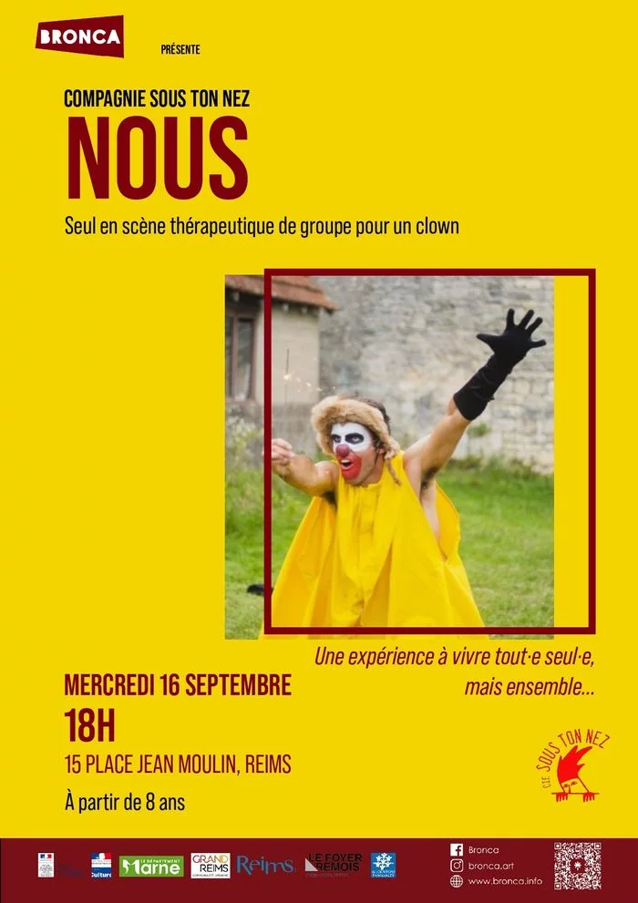 NOUS, seul en scène thérapeutique de groupe pour un clown