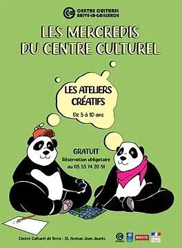 Les mercredis du Centre culturel: Atelier créatif (Centre Culturel)