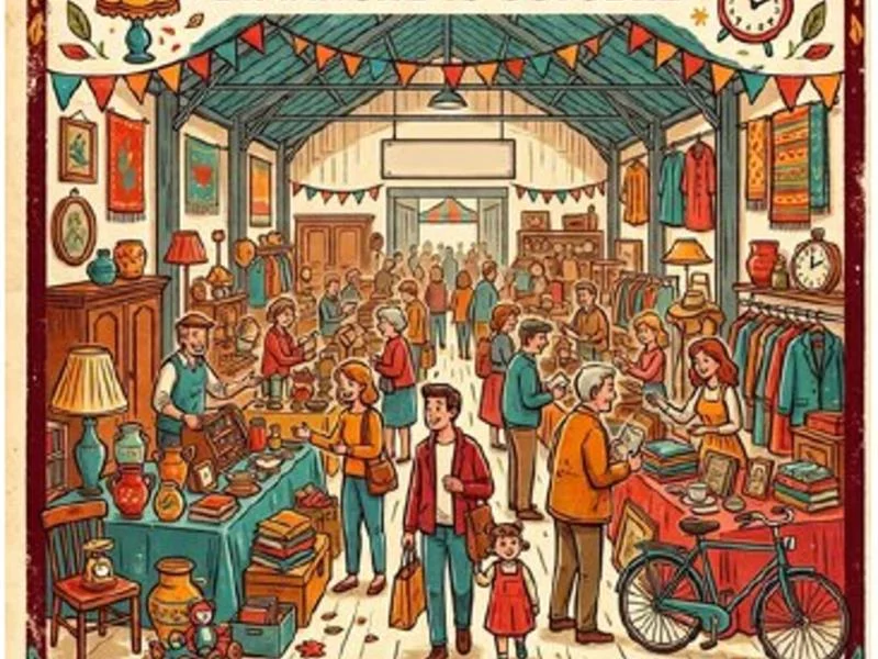 Marché aux puces en salle