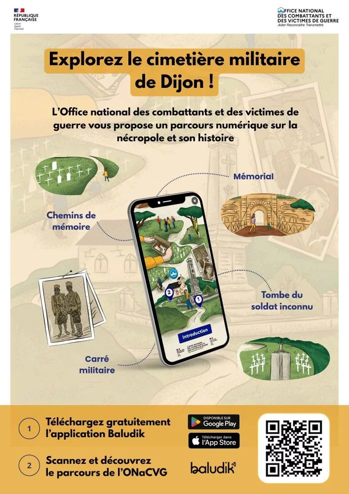 Parcours Baludik : Déambulation à travers les conflits contemporains au cimetière de Dijon