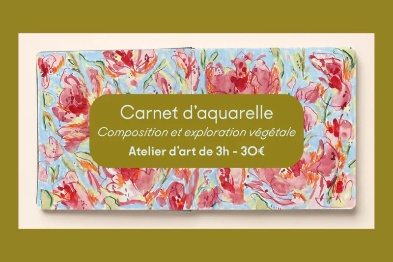 Atelier | Carnet botanique à l'aquarelle