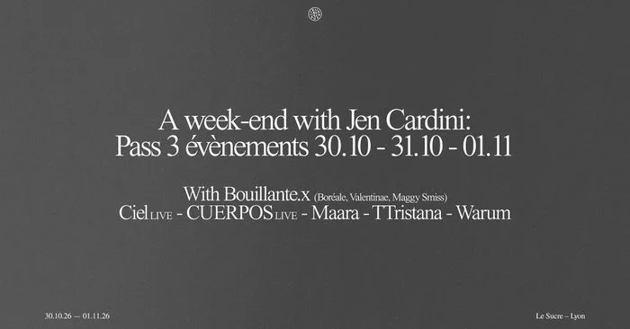 A week-end with Jen Cardini : Pass 3 événements