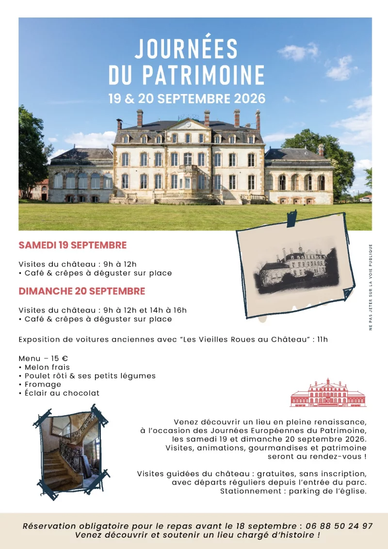 Journées du Patrimoine au château de Le Vignau