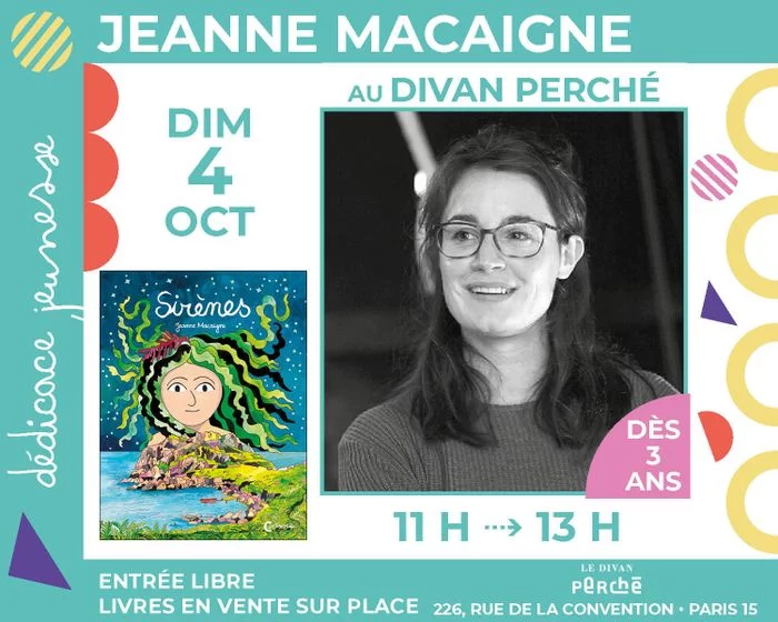 Jeunesse : Jeanne Macaigne dédicace « Sirènes »
