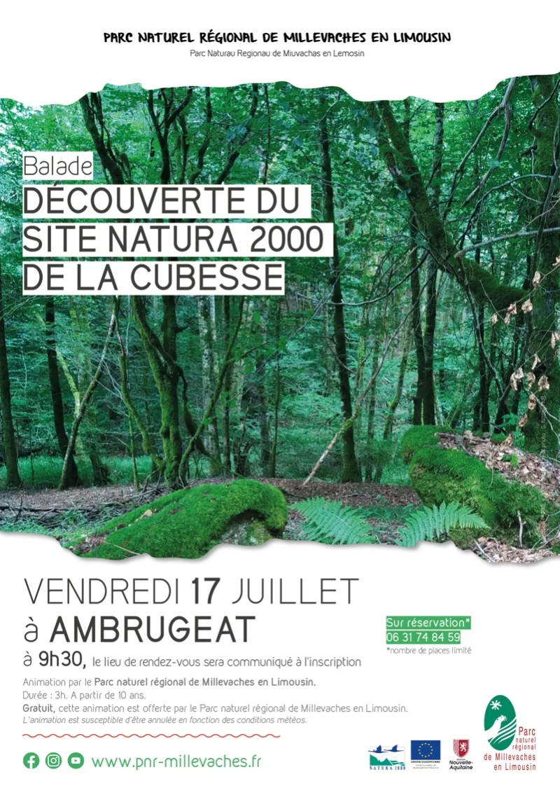 Découverte du site Natura 2000 de la Cubesse