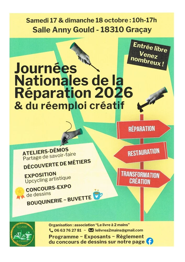 Journées nationales de la réparation et du réemploi créatif