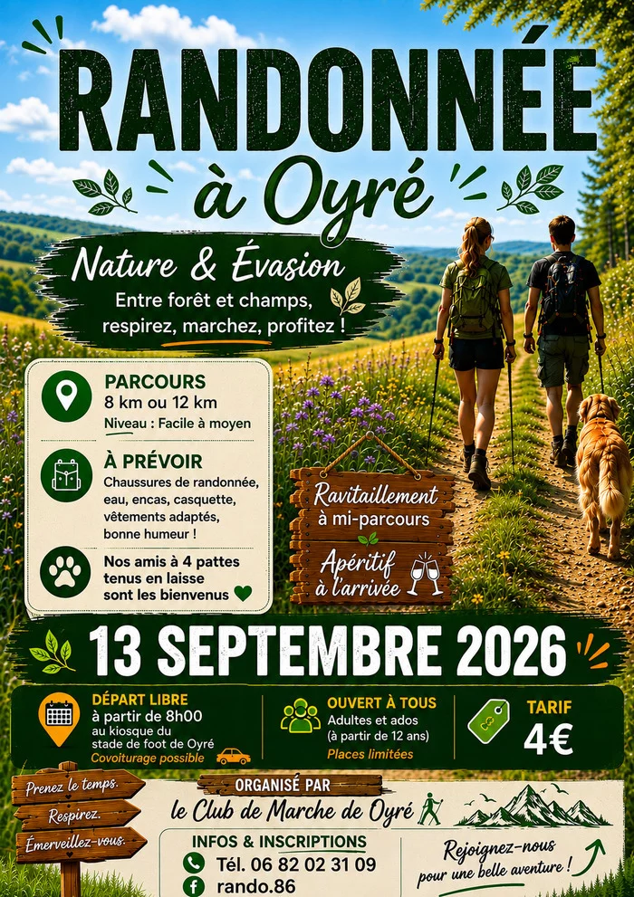 RANDONNÉE À OYRÉ