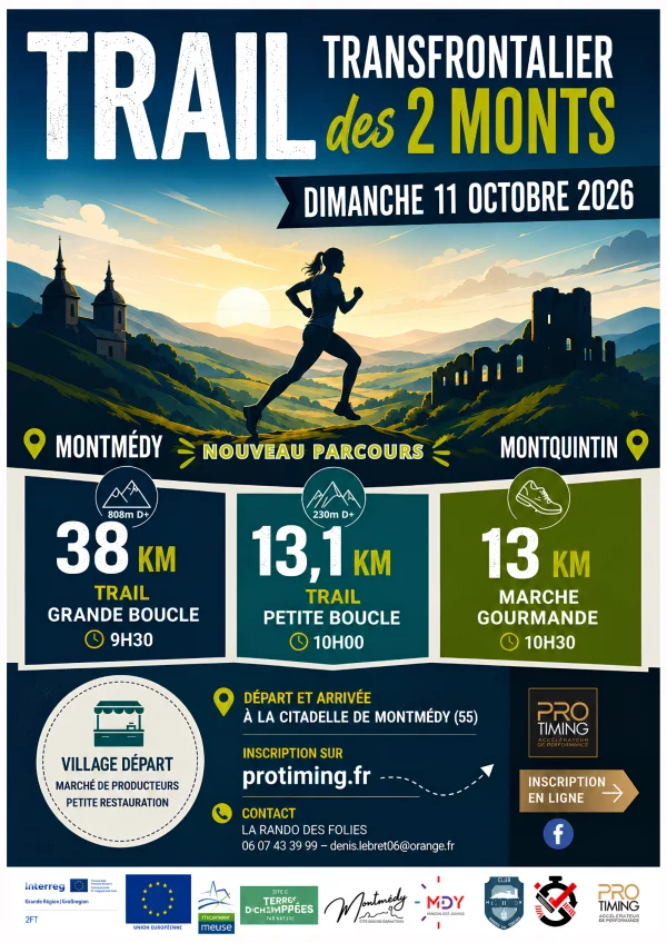 Trail transfrontalier des 2 monts 2026