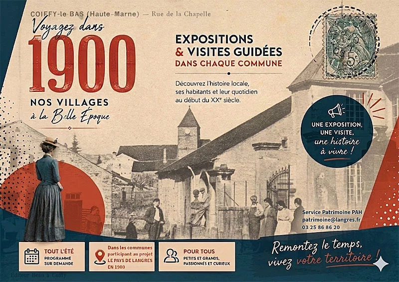 Le Pays de Langres en 1900 : Visites-flash à Coiffy-le-Bas