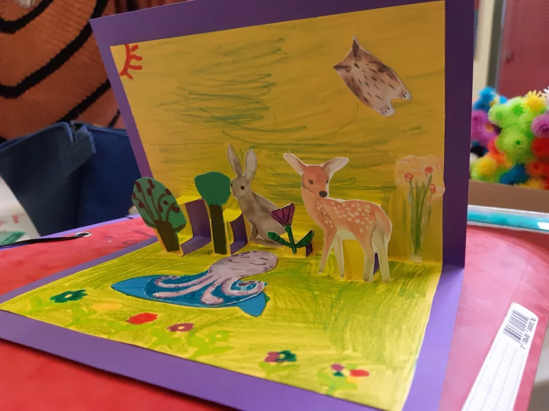 CRÉATION CARTE POP-UP