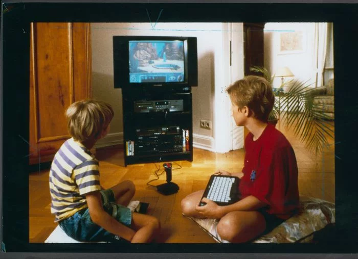 Jeux vidéo en famille