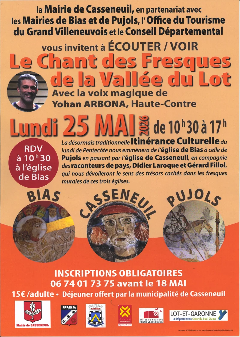 Le chant des fresques de la Vallée du Lot