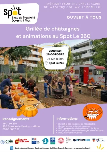Grillées de châtaignes au SPOT