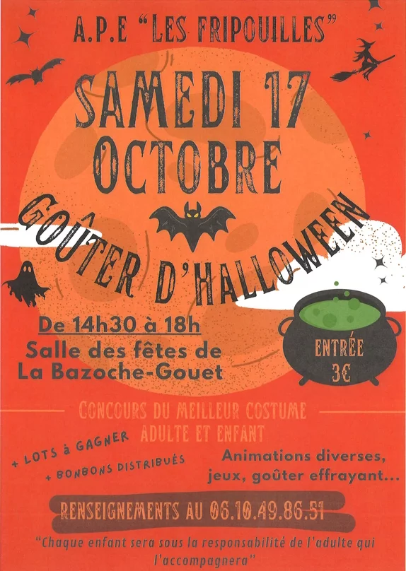 Goûter et animations d'Halloween