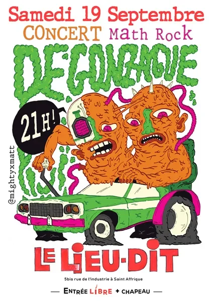Concert Math Rock : "De Gonzague"