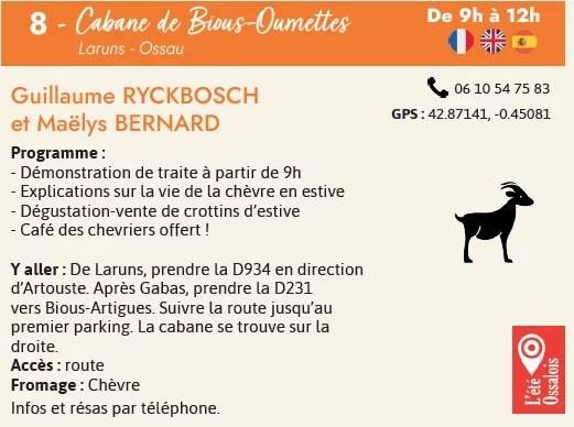 Cabanes ouvertes : Cabane de  Bious-Oumettes
