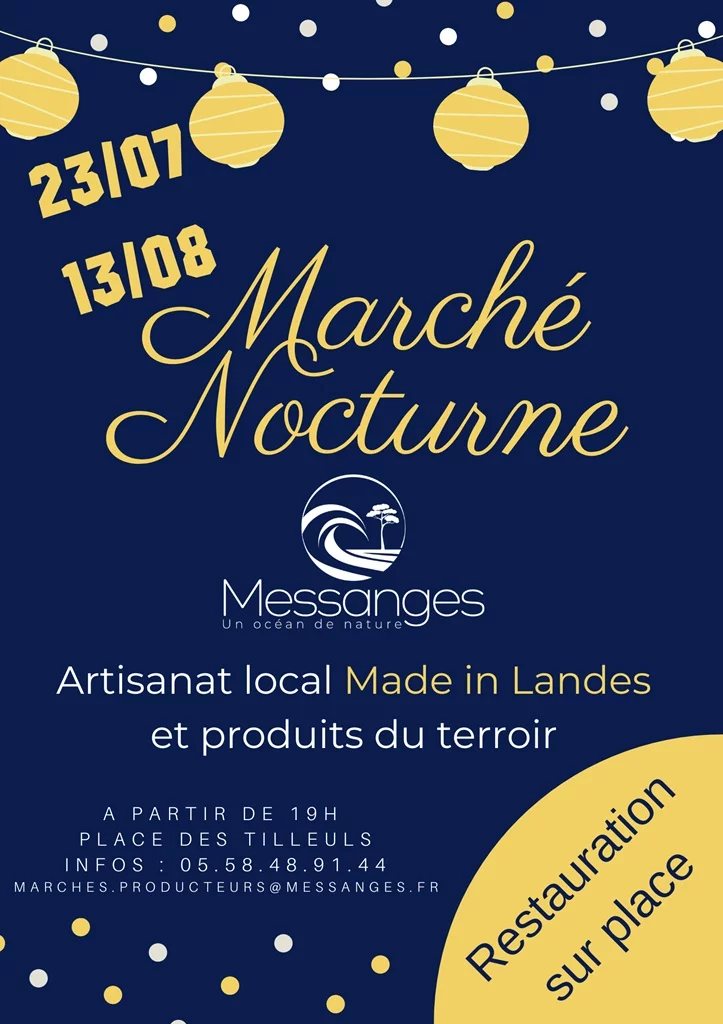 Marché nocturne, artisans et créateurs