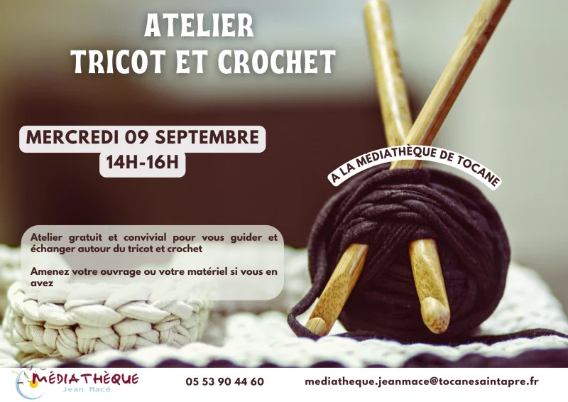Atelier tricot et crochet