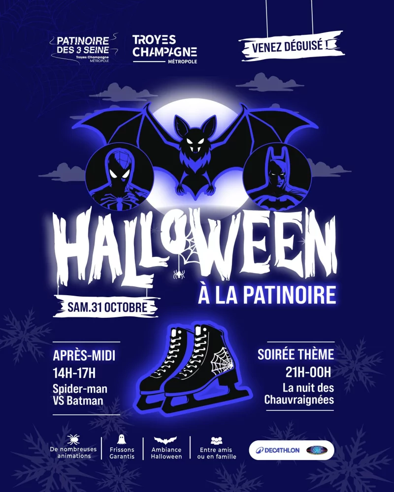 Journée d'Halloween à la Patinoire