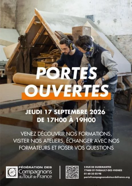 🔨 PORTES OUVERTES – COMPAGNONS DU TOUR DE FRANCE