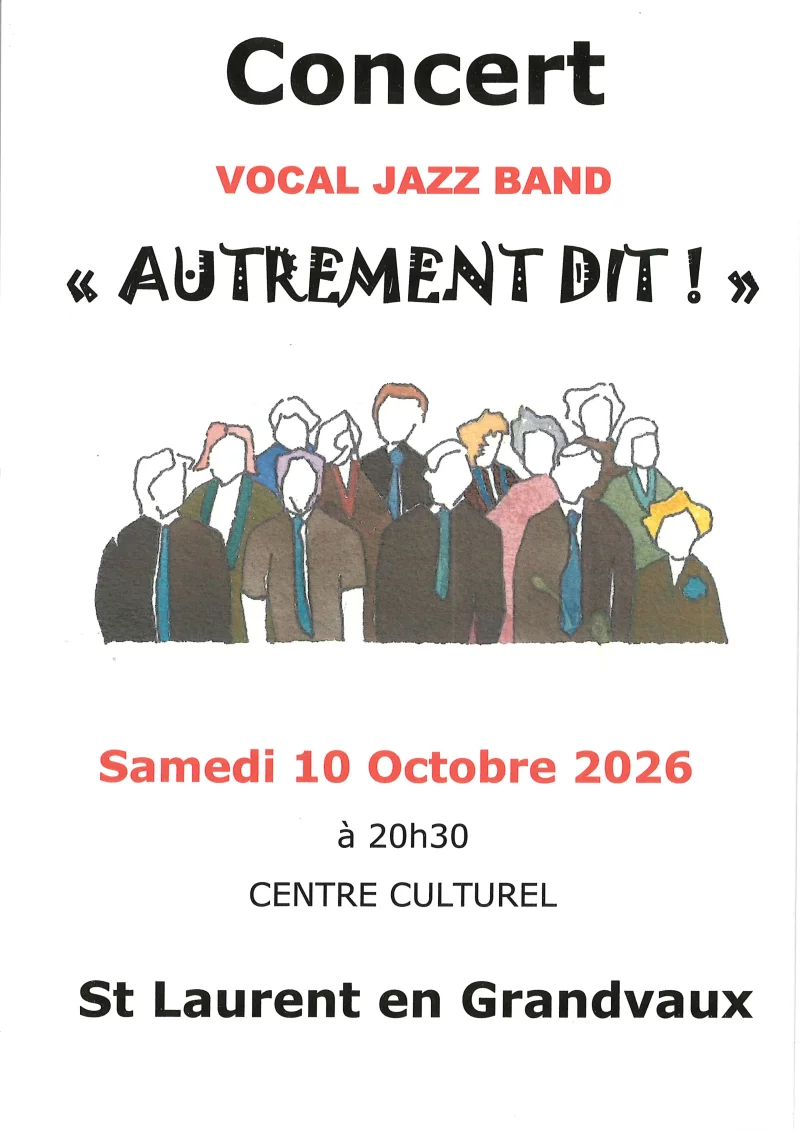 Concert "autrement dit" Vocal Jazz Band