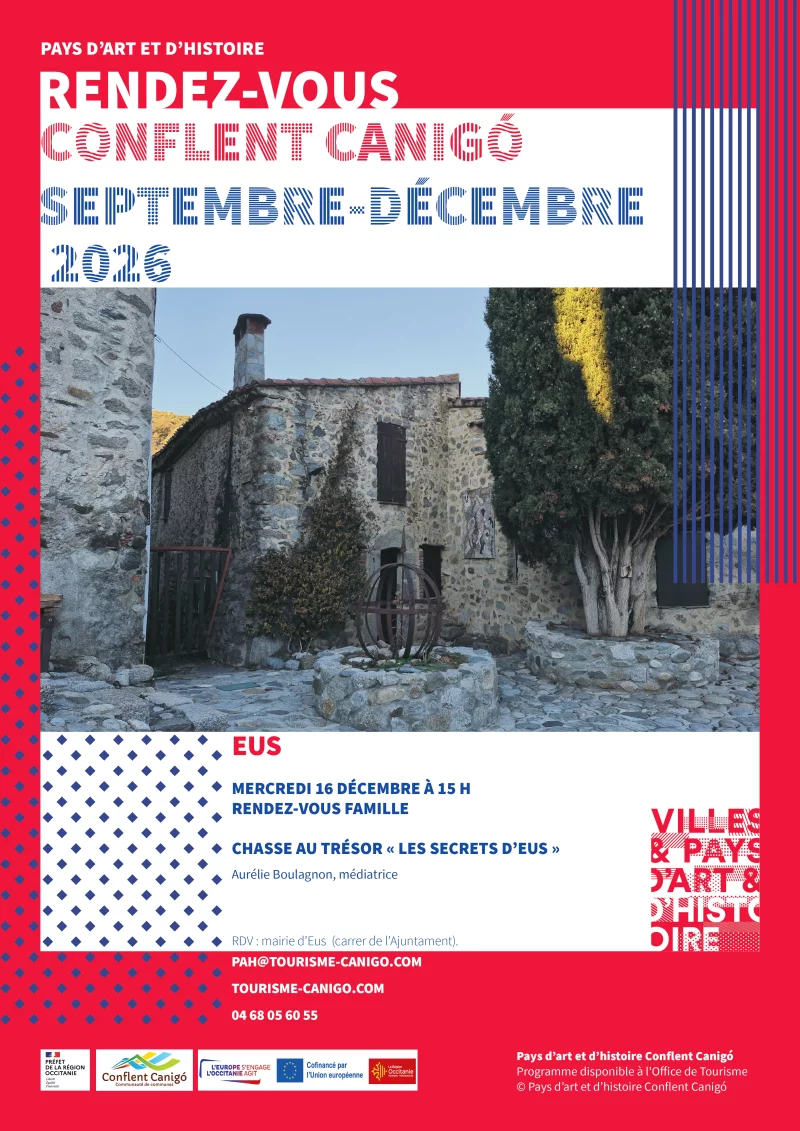 RENDEZ-VOUS DU PAYS D'ART ET D'HISTOIRE FAMILLE - JEU DE PISTE « LES SECRETS D'EUS »