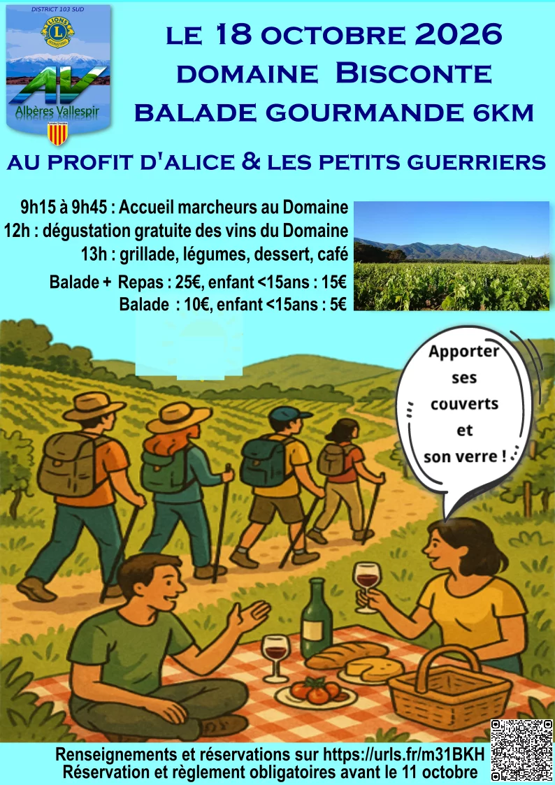BALADE GOURMANDE AU DOMAINE BISCONTE