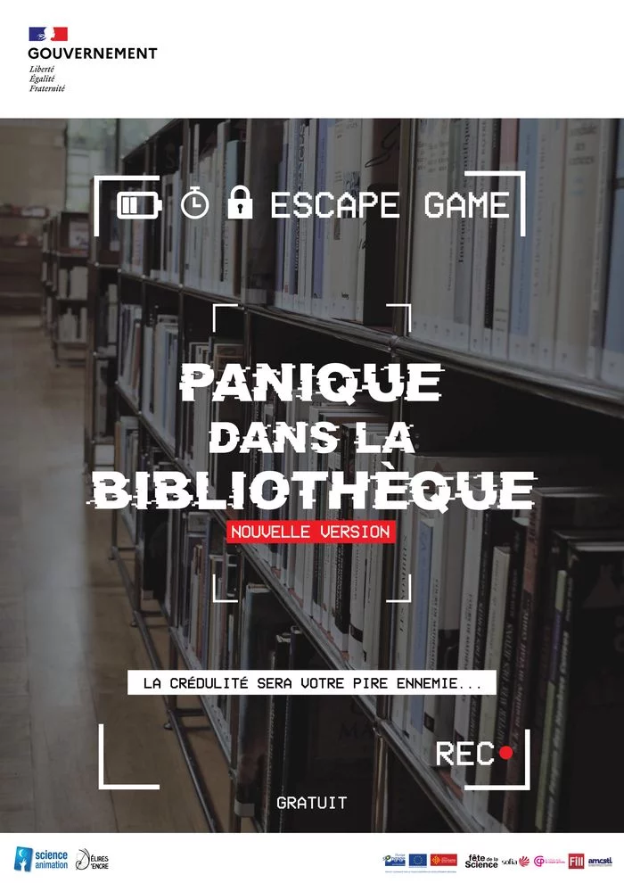 Panique dans la bibliothèque : escape game
