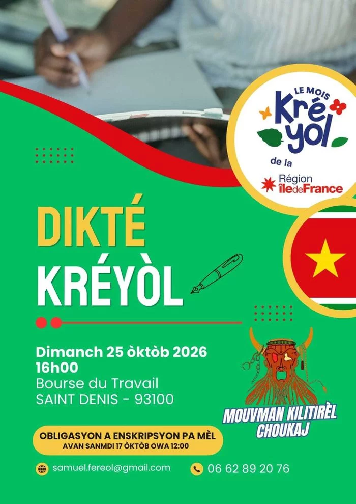 Dictée créole de Guadeloupe