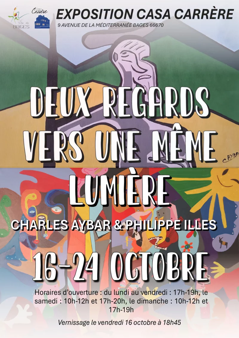 EXPOSITION « DEUX REGARDS VERS UNE MÊME LUMIÈRE »