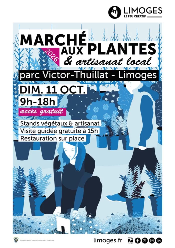 Marché aux plantes et artisanat local
