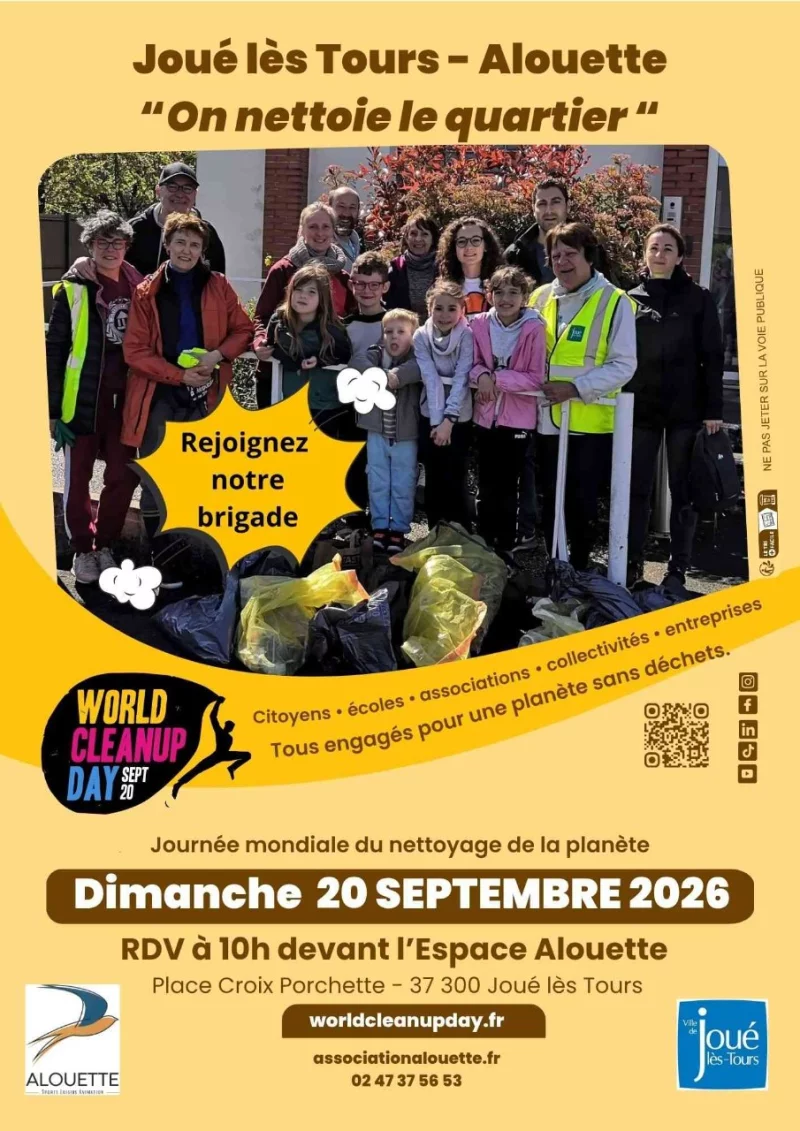 World Cleanup Day : quartier Alouette