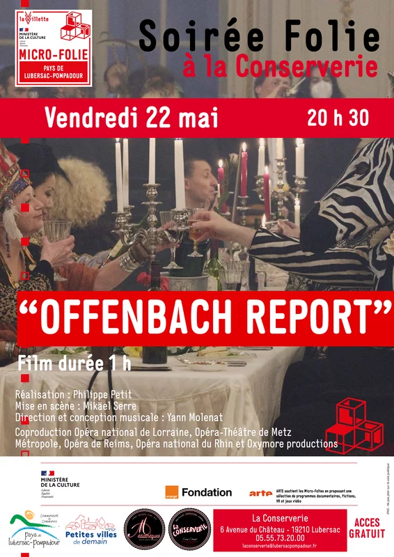 Micro-Folie : Soirée Folie - Projection de "Offenbach Report"