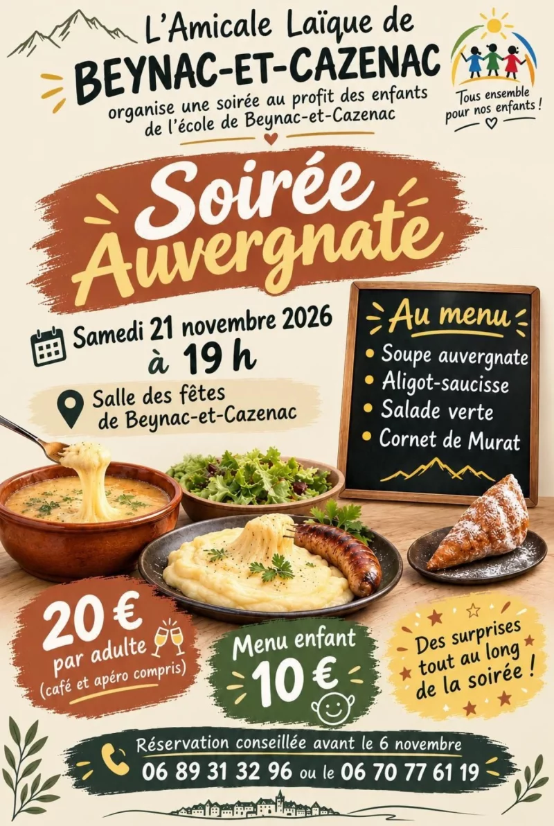 Soirée auvergnate