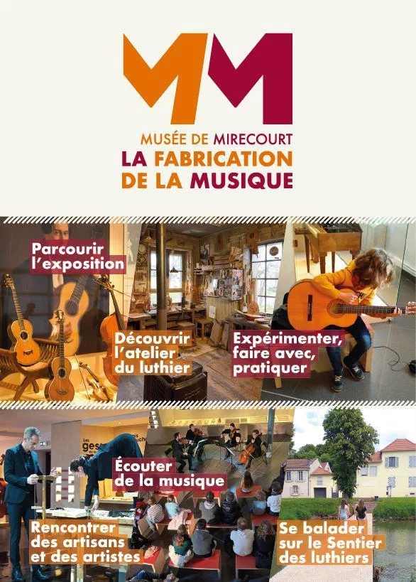 Exposition - la fabrication de la musique départ Mirecourt - parcours en autonomie