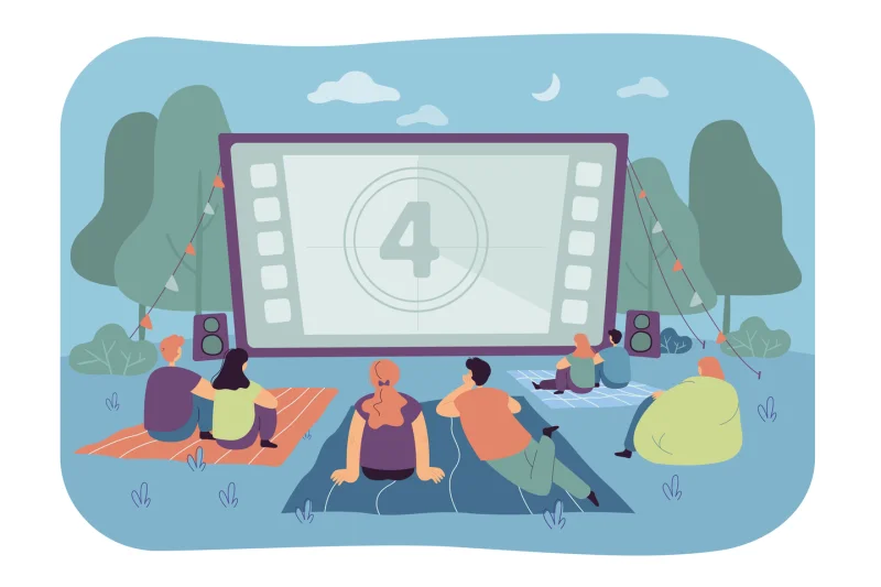 Cinéma en plein air