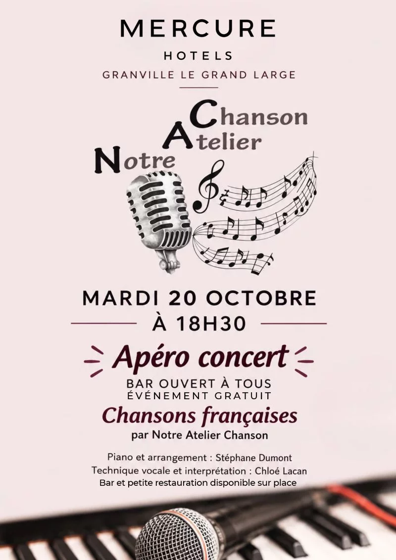 Apéro-concert avec : Notre Atelier Chanson