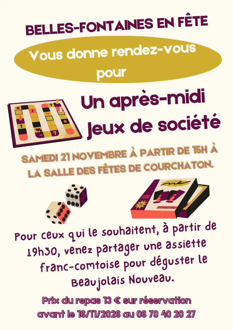 Après-midi Jeux de société