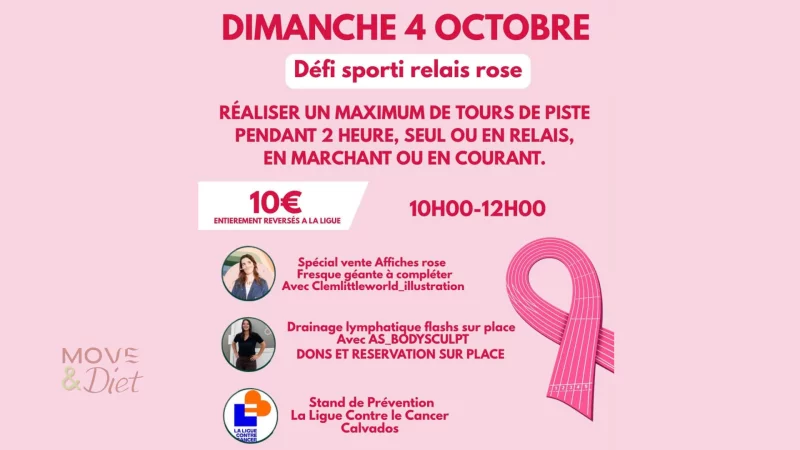 Défi sportif - Le Relais Rose