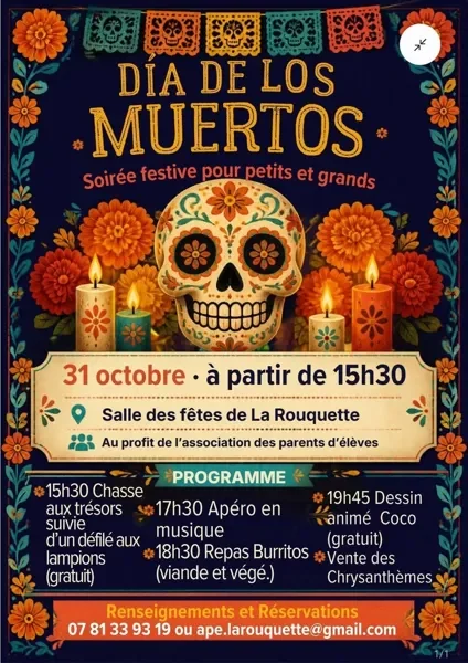 Día de los Muertos par l'APE de La Rouquette