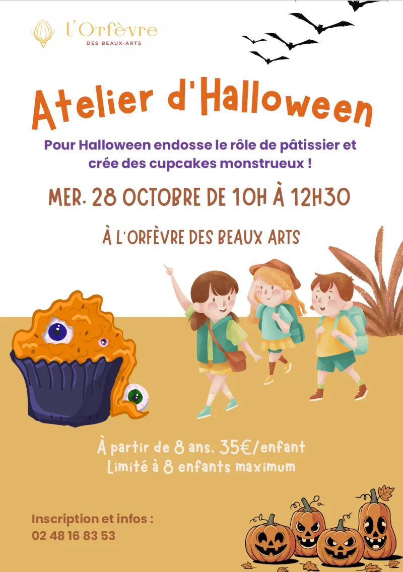 Atelier d'Halloween à l'Orfèvre des Beaux-Arts