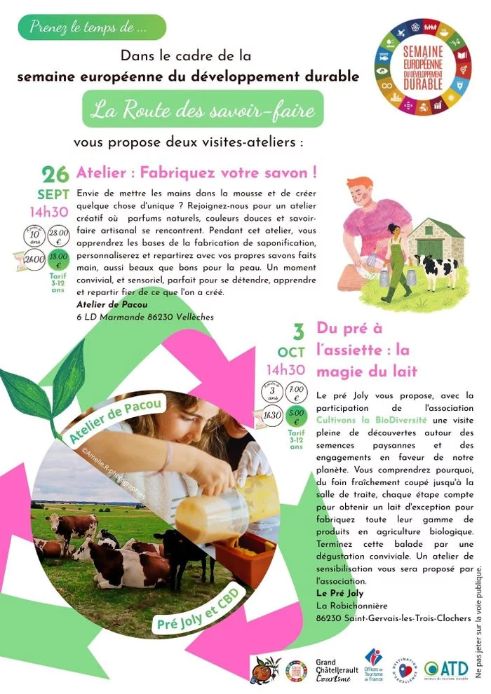Partez à la découvertes avec deux visites-ateliers chez nos producteurs et artisans !