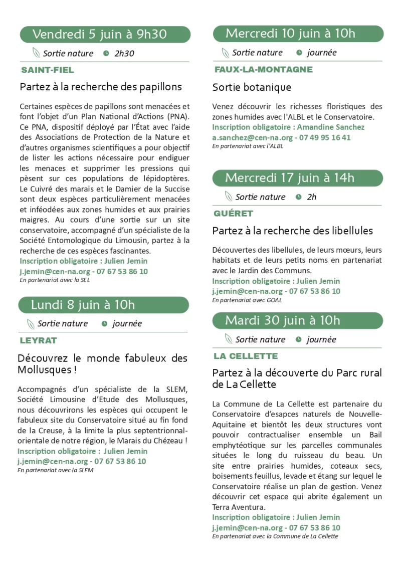 Sortie Nature