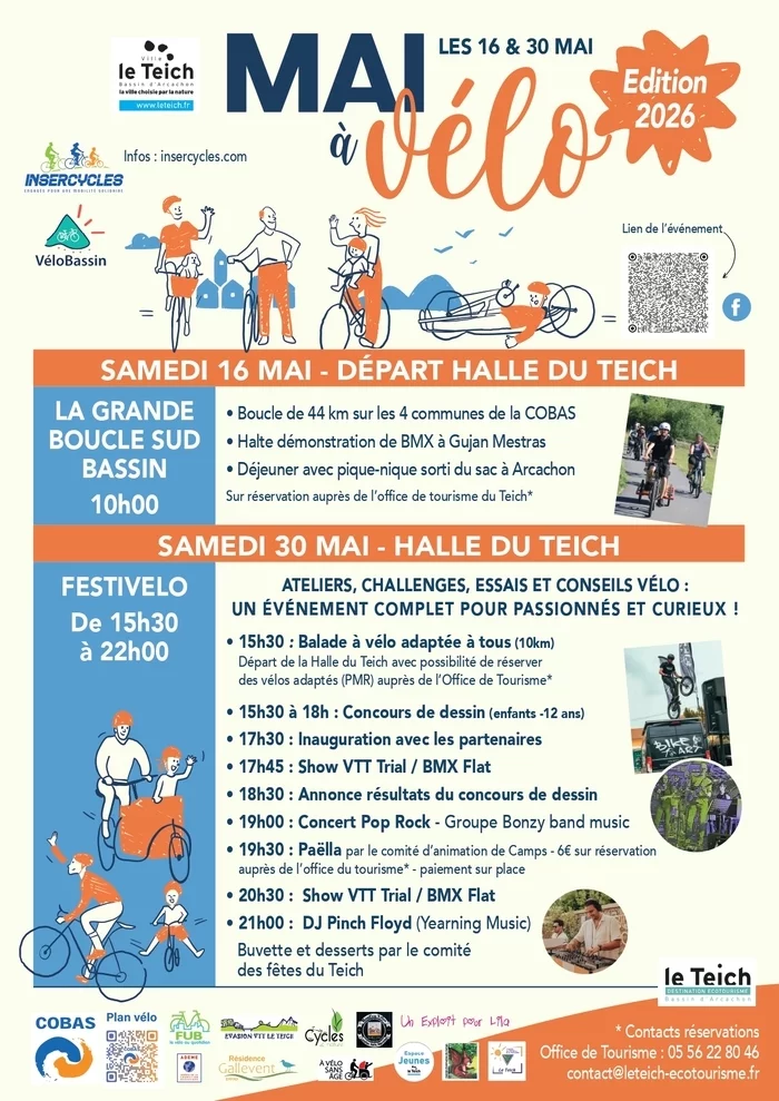 Mai à vélo Sud Bassin