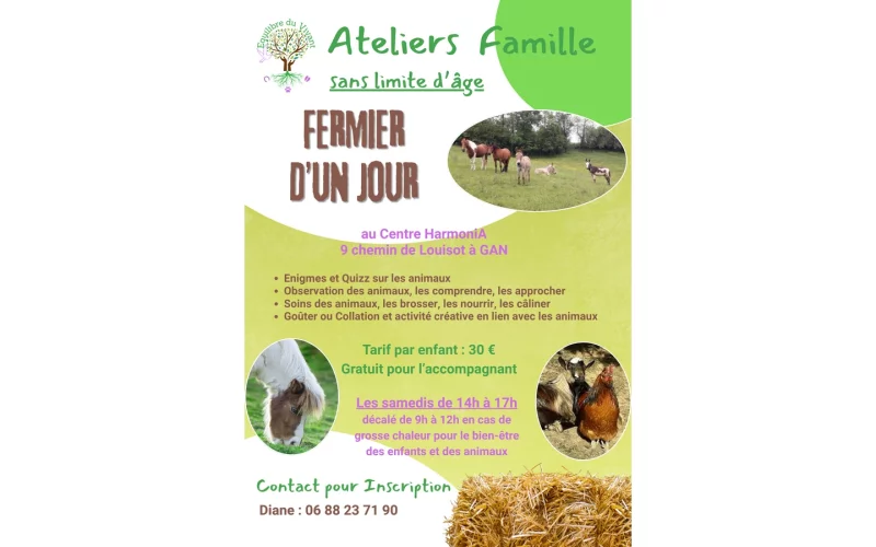 Atelier famille "fermier d’un jour"